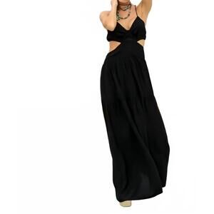 NEW MUCHE & MUCHETTE marcella cut out dress in black